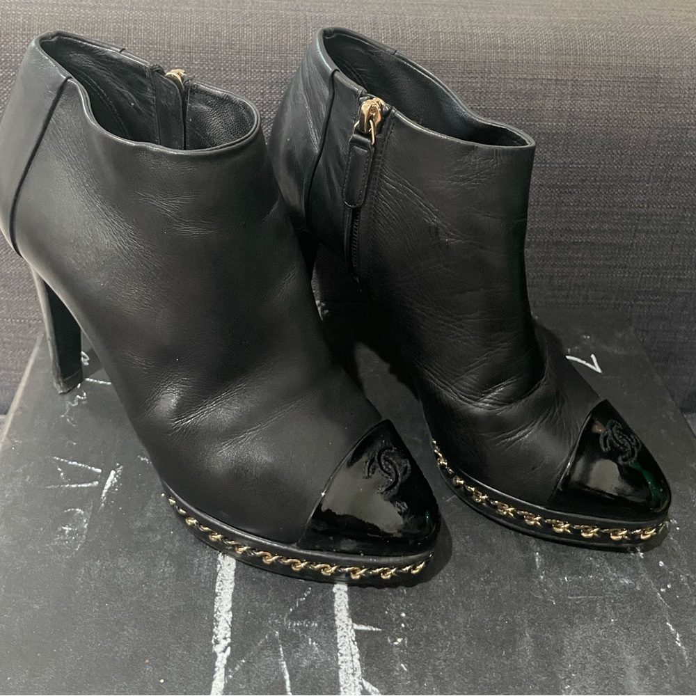 Chanel Heeled Boots